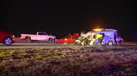 Pursuit of wrong way driver ends with crash on Interstate 215 in California, suspect flees
