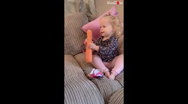 UK kids pleasantly surprised as they unwrap carrots for Christmas