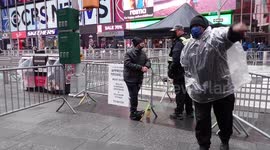 NYC's Times Square under tight security perimeter ahead of New Year's Eve