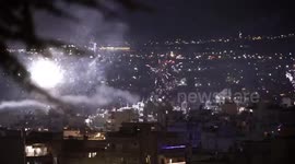 Citizens in lockdown gave their own huge firework display show on New Year's Eve | Fireworks vs Lockdown 1-0
