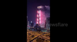 UAE: Dubai Ushers In 2021 With Fireworks 2