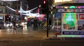Fireworks fired at MET police officers