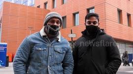 Hospital Covid pressure - brothers seek update on father's health