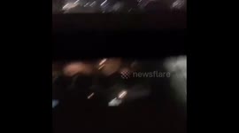 New year's evening fireworks