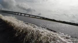View of the Rio Negro river in Manaus - Brazil