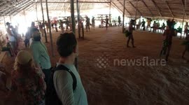 Dancing with the Indians in Manaus