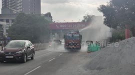 Mist cannon machine deployed to spray disinfectant in India’s Karnataka