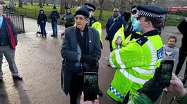 Pier's Corbyn arrested (again) attending another London, anti lockdown protest