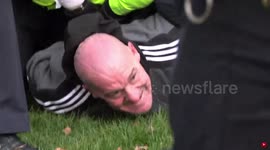 London Police Arrest protester