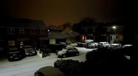 Snow falls on Derbyshire on 2nd day of 2021
