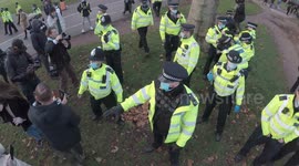 Arrests as London anti-lockdown protest
