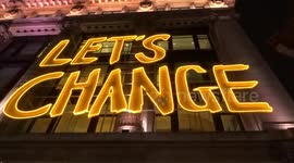 Christmas 2020 lights and vibes on Oxford Street in London