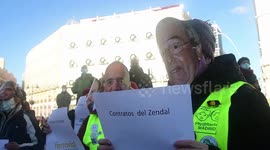 Health workers gather in Madrid to protest mismanagement of COVID-19 crisis