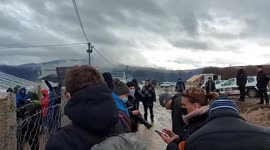 Bosnia And Herzegovina: Migrants In Lipa Refugee Camp Demand Accommodation