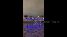 Russia: Moscow Welcomes 2021 With Fireworks 2
