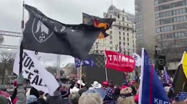 US: Trump Supporters Rally At Freedom Plaza Day Before ‘March For Trump’ Rally