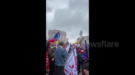 US: Trump Supporters Rally At Freedom Plaza Day Before ‘March For Trump’ Rally 2