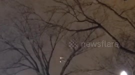 President Trump arrives at White House in Marine One one day before rally