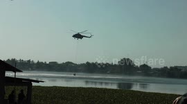 Indian Air Force battle to put out wildfire raging in Manipur valley