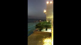 Unique infinity pool is gilded with 24k gold in Vietnam