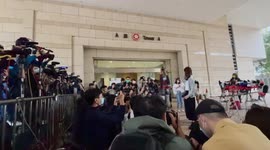 Joshua Wong, Agnes Chow and Ivan Lam were remanded in custody on Monday after pleading guilty to charges related to a major protest outside police headquarters last year.