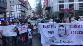 Dozens demand justice for Pakistani human rights activist Karima Baloch