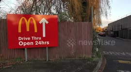 McDonald’s Drive-Through Remains Open For Your Fast Food Fix