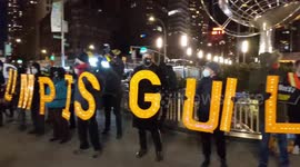 'Trump Is Guilty': Anti-coup protest forms at Trump Hotel in New York