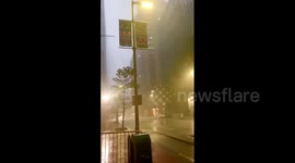 US: Severe Thunderstorm Warning Issued, Strong Rain In Houston, TX
