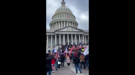 Trump Supporters Storm Steps of Capitol Building at DC Protests