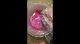 Pink epoxy resin - Mix, pour and demould