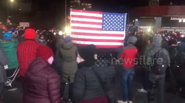 Brooklyn protesters gather to demand accountability for Trump's Capitol breaching mob