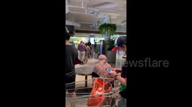 Australia: People Line Up For Shops Ahead Of Three-Day Lockdown In Brisbane