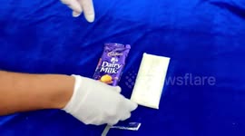 No golden ticket but $40,000 of smuggled gold found in chocolate bar at Indian airport