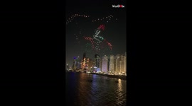 300 drones light up the sky for Dubai Shopping Festival