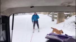 Spain People Enjoy Skiing In Toledo As Storm Filomena Dumps Heavy Snow