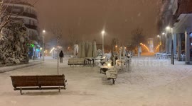 Storm Filomena in Madrid on 8th January, 2021.