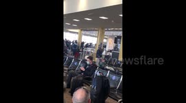 US: Sen. Lindsey Graham Faces Trump Supporters Attack At Reagan National Airport 2