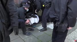 Police make arrest at London anti-lockdown protest