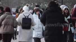 Social distancing? Hundreds take to streets of leafy Richmond despite lockdown measures