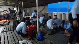 The Indonesian Navy's Combined Dive Team Directly Conducted Search for Sriwijaya Air Wrecks