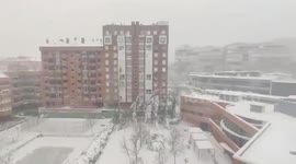 Spain: Storm Filomena Blankets Madrid With Snow 2
