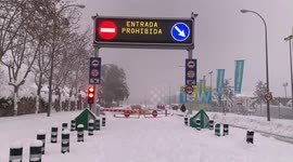 Madrid blanketed in snow as Storm Filomena sees temperatures plunge