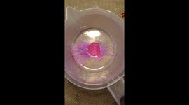 Mixing Pink Epoxy Resin