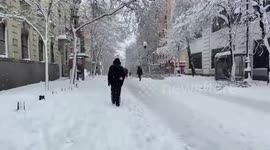 Spain: Storm Filomena Blankets Madrid With Snow 4