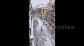 Spain: Storm Filomena blankets Madrid with snow