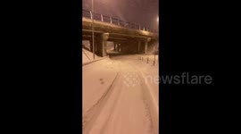 Spain: Storm Filomena Blankets Madrid With Snow 5