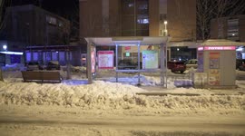 Unprecedented cold wave after storm Philomena during the coronavirus pandemic in Madrid on January 11st, 2021.