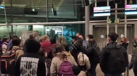 Passengers stranded at Madrid airport due to snow