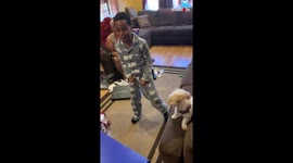 'Let's go!' US 8-year-old left in tears as dad surprises him with PlayStation 5